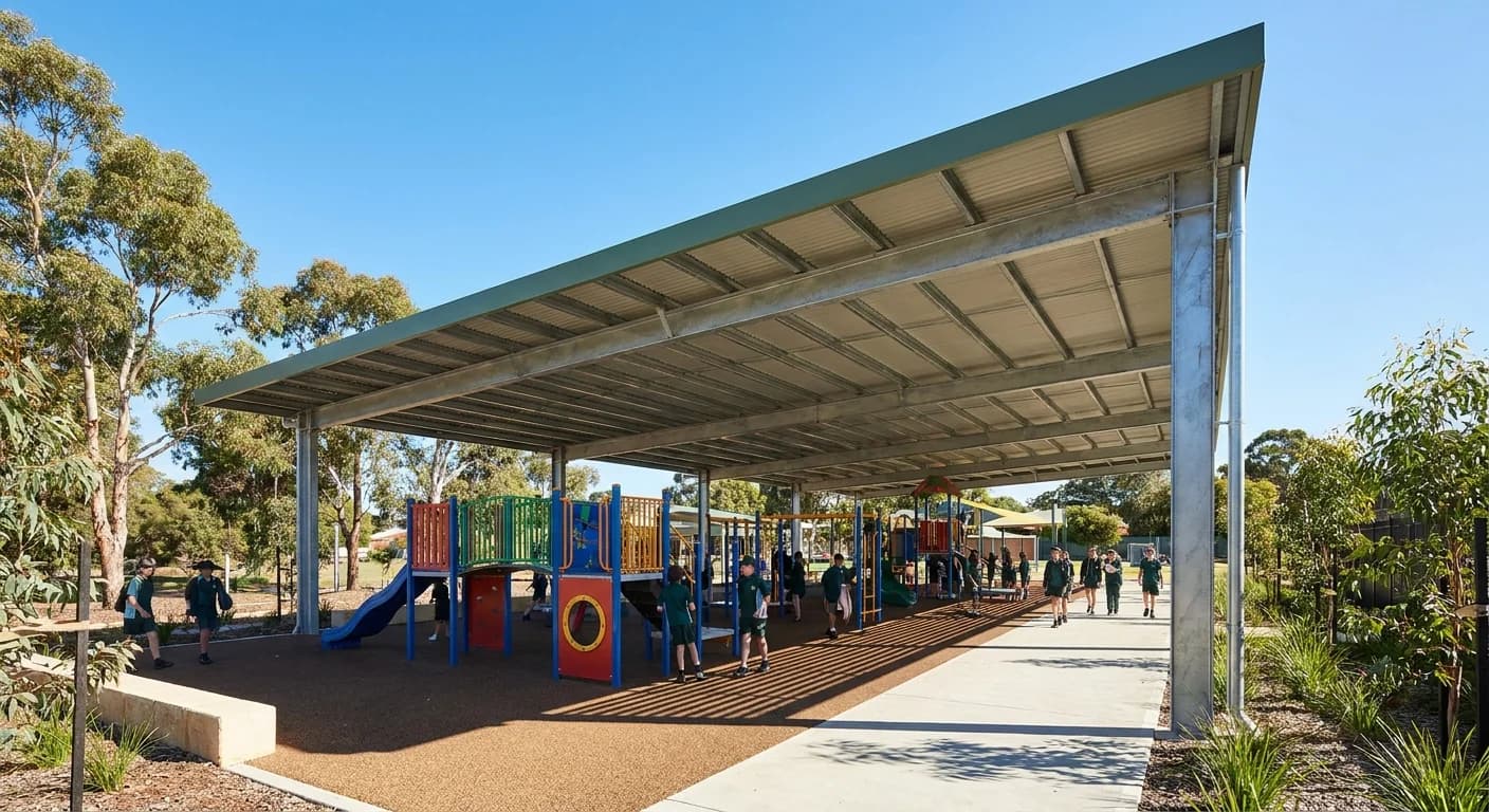Commercial & Multi-Bay Carports detail in Perth